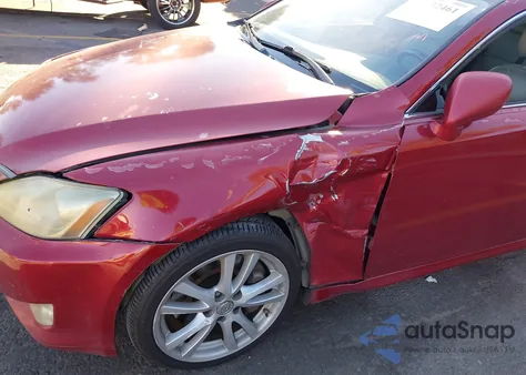 2006 Lexus Is 350 из США, поврежденный, VIN JTHBE262762005545